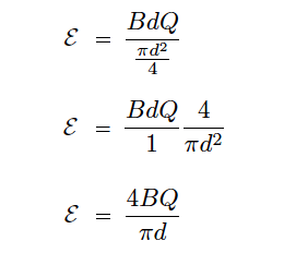 Electromagnetic flow meter equation 1